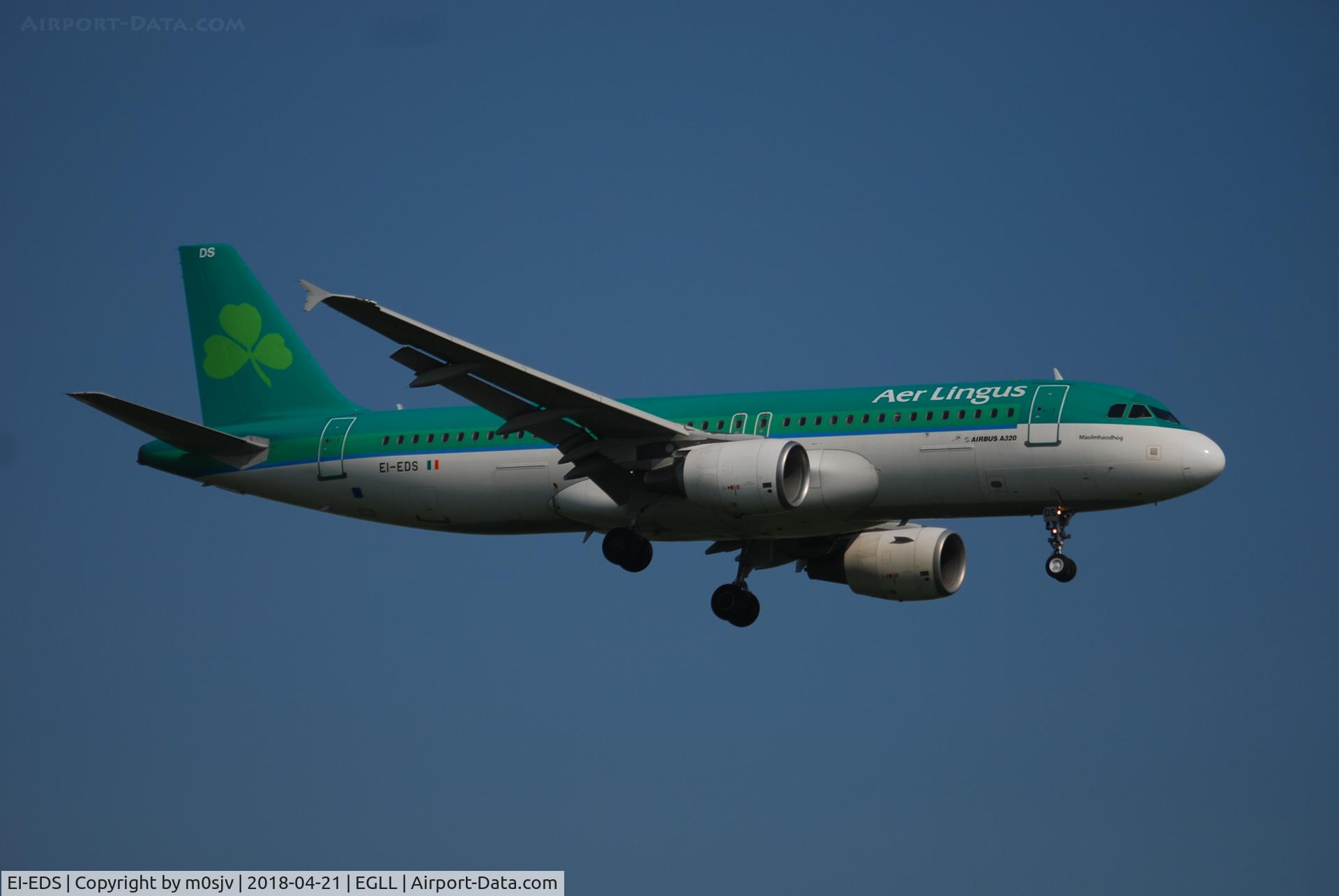 EI-EDS, 2008 Airbus A320-214 C/N 3755, Taken from the Threshold of 29L