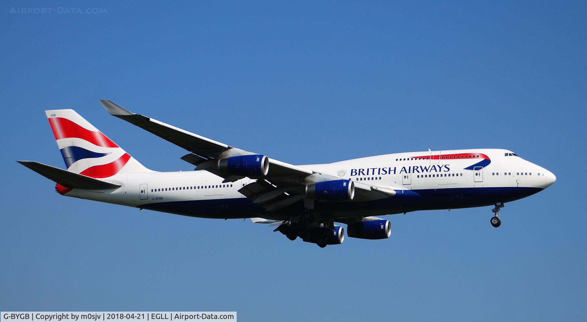 G-BYGB, 1999 Boeing 747-436 C/N 28856, Taken from the Threshold of 29L