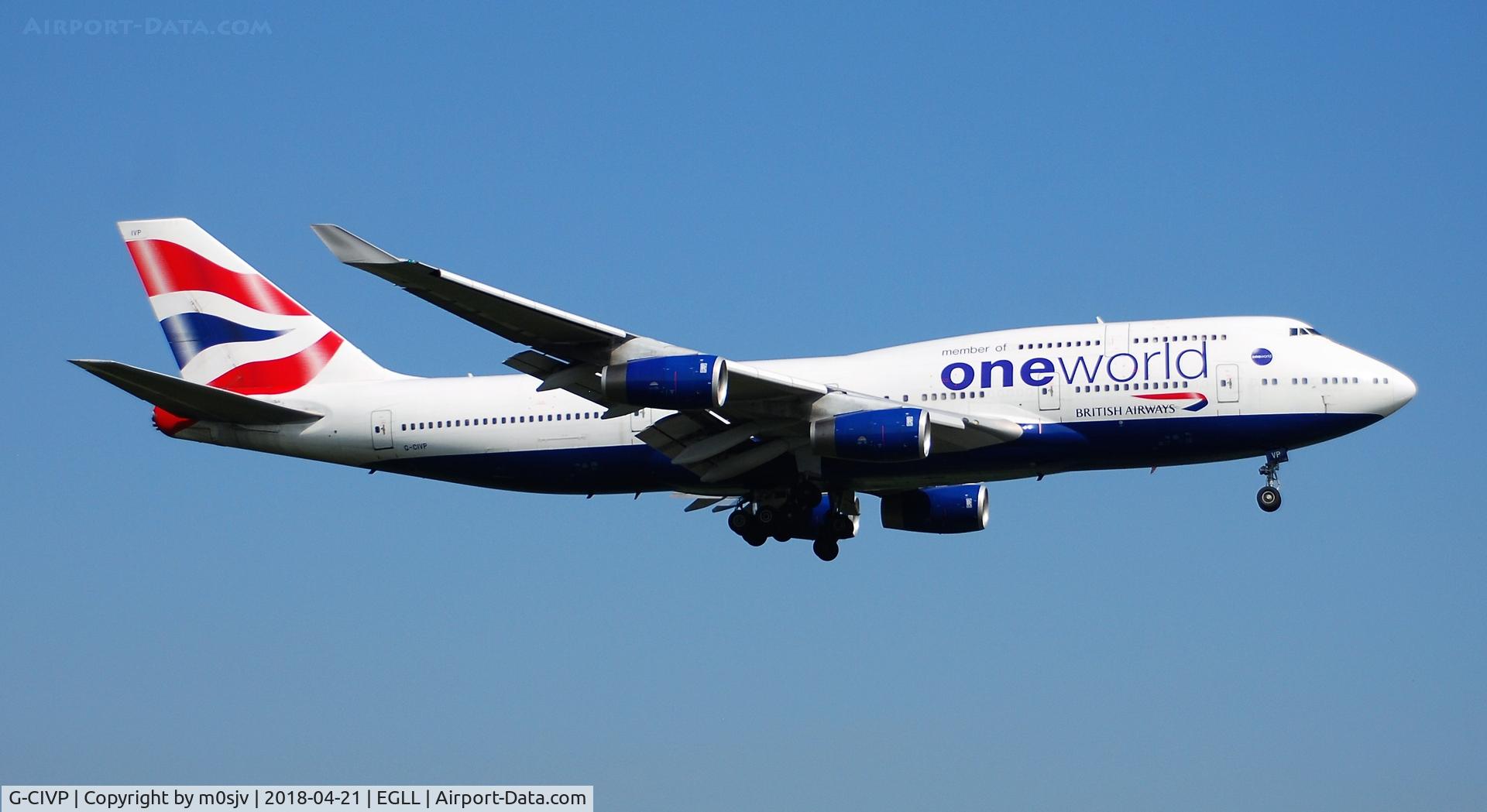 G-CIVP, 1998 Boeing 747-436 C/N 28850, Taken from the Threshold of 29L