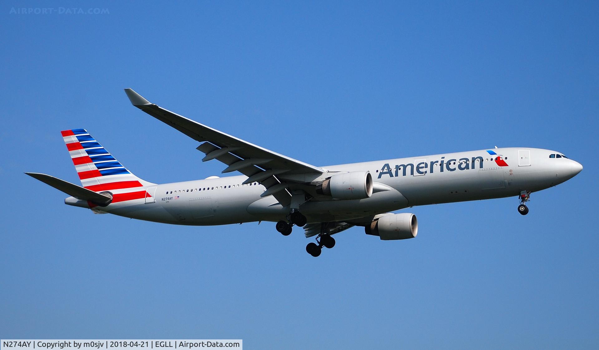 N274AY, 2000 Airbus A330-323X C/N 342, Taken from the Threshold of 29L