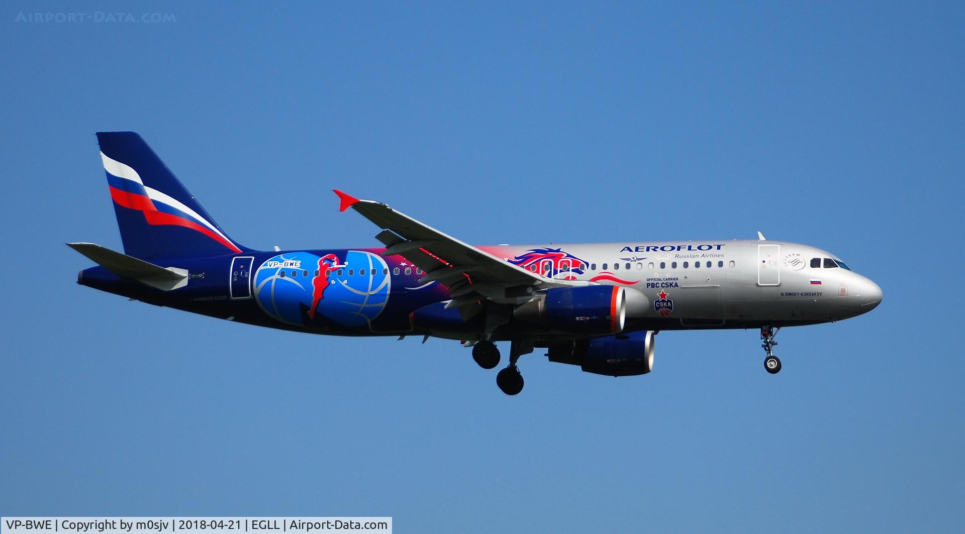 VP-BWE, 2003 Airbus A320-214 C/N 2133, Taken from the Threshold of 29L