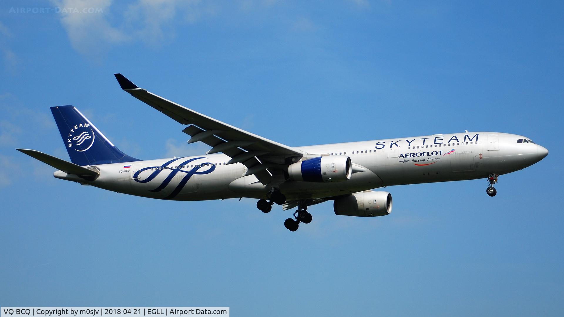 VQ-BCQ, 2009 Airbus A330-343E C/N 1058, Taken from the Threshold of 29L