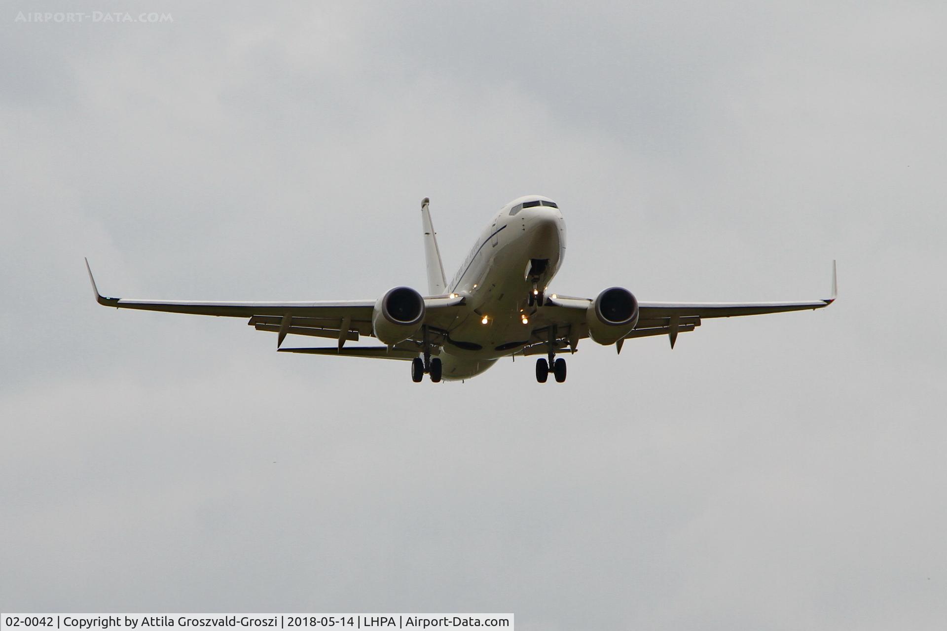 02-0042, 2003 Boeing C-40B (737-7FD BBJ) C/N 33500, Pápa Air Base, Hungary