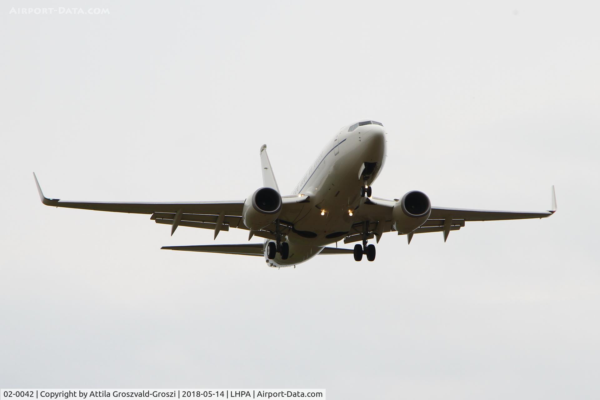 02-0042, 2003 Boeing C-40B (737-7FD BBJ) C/N 33500, Pápa Air Base, Hungary