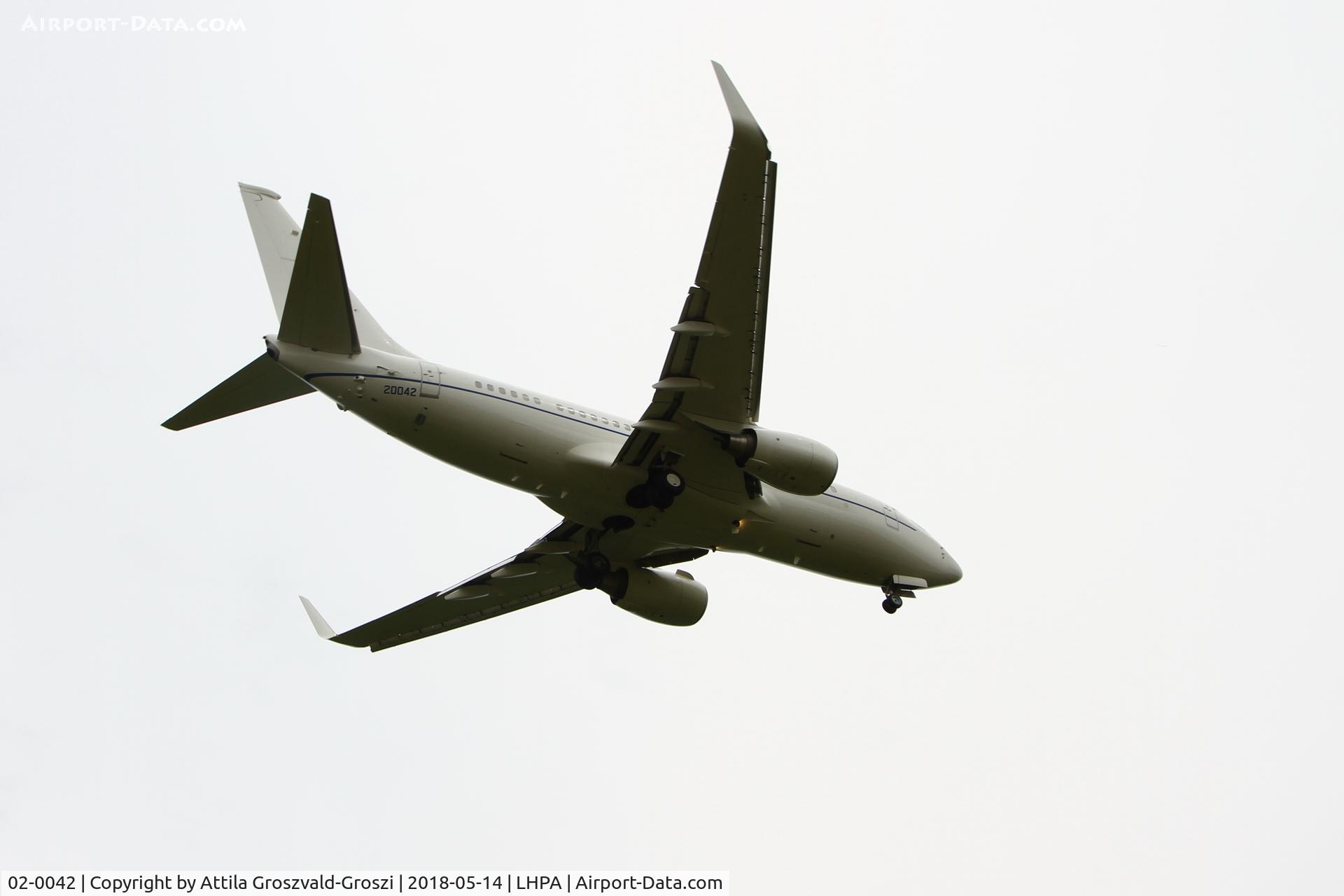 02-0042, 2003 Boeing C-40B (737-7FD BBJ) C/N 33500, Pápa Air Base, Hungary