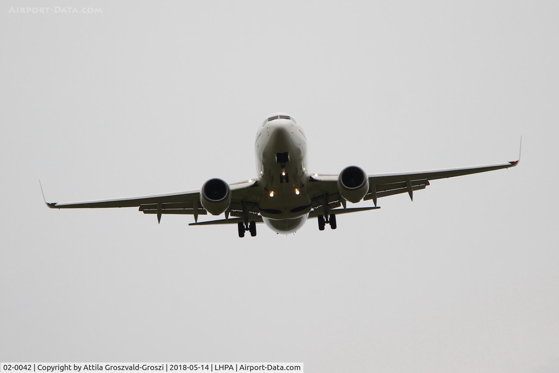 02-0042, 2003 Boeing C-40B (737-7FD BBJ) C/N 33500, Pápa Air Base, Hungary