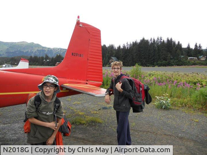 N2018G, 1958 Cessna 182A Skylane C/N 51318, Getting ready to leave Seldovia