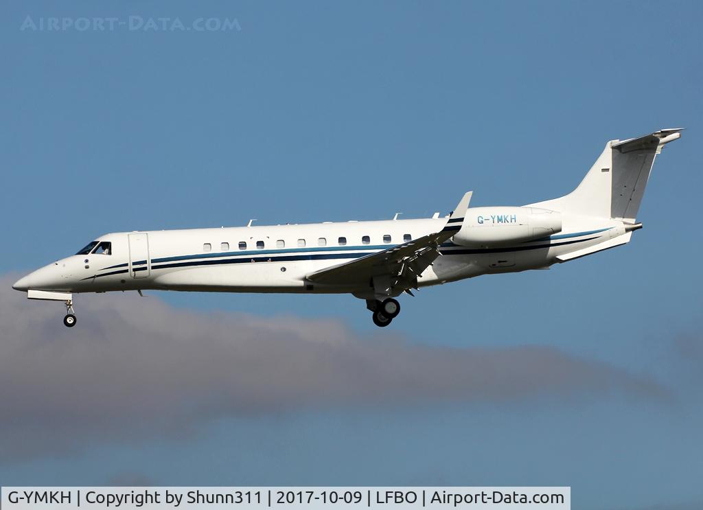 G-YMKH, 2015 Embraer EMB-135BJ Legacy 650 C/N 14501214, Landing rwy 32L