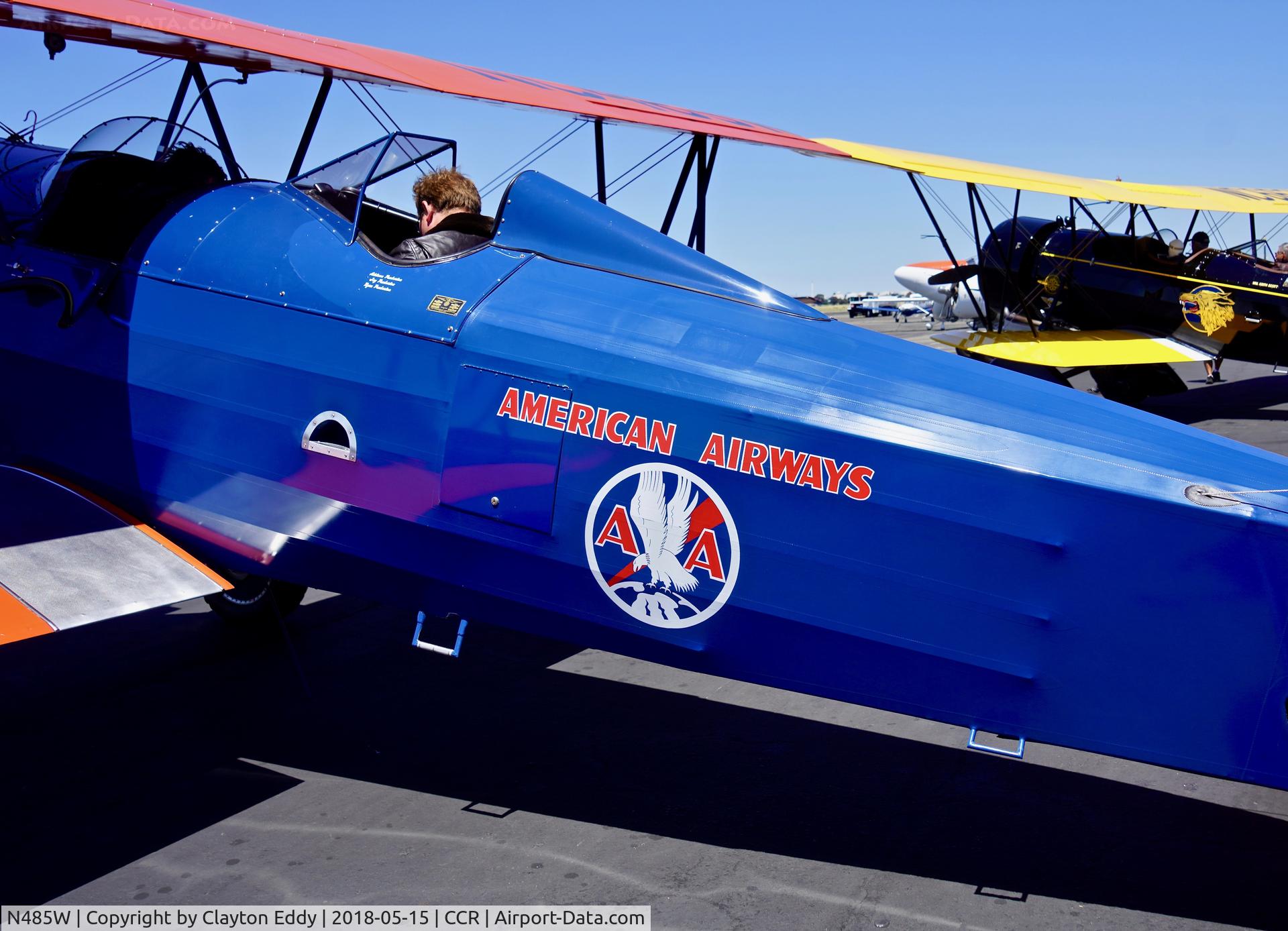 N485W, 1931 Stearman 4-E Junior Speedmail C/N 4033, Buchanan Field Concord California 2018.