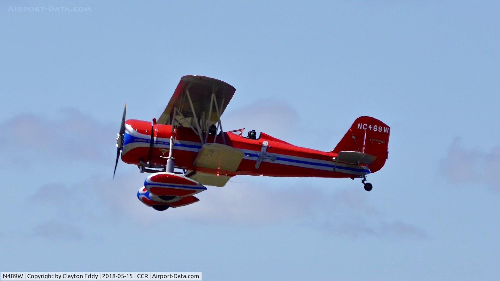N489W, 1931 Stearman 4-CM-1 Senior Speedmail C/N 4037, Buchanan Field Concord California 2018.
