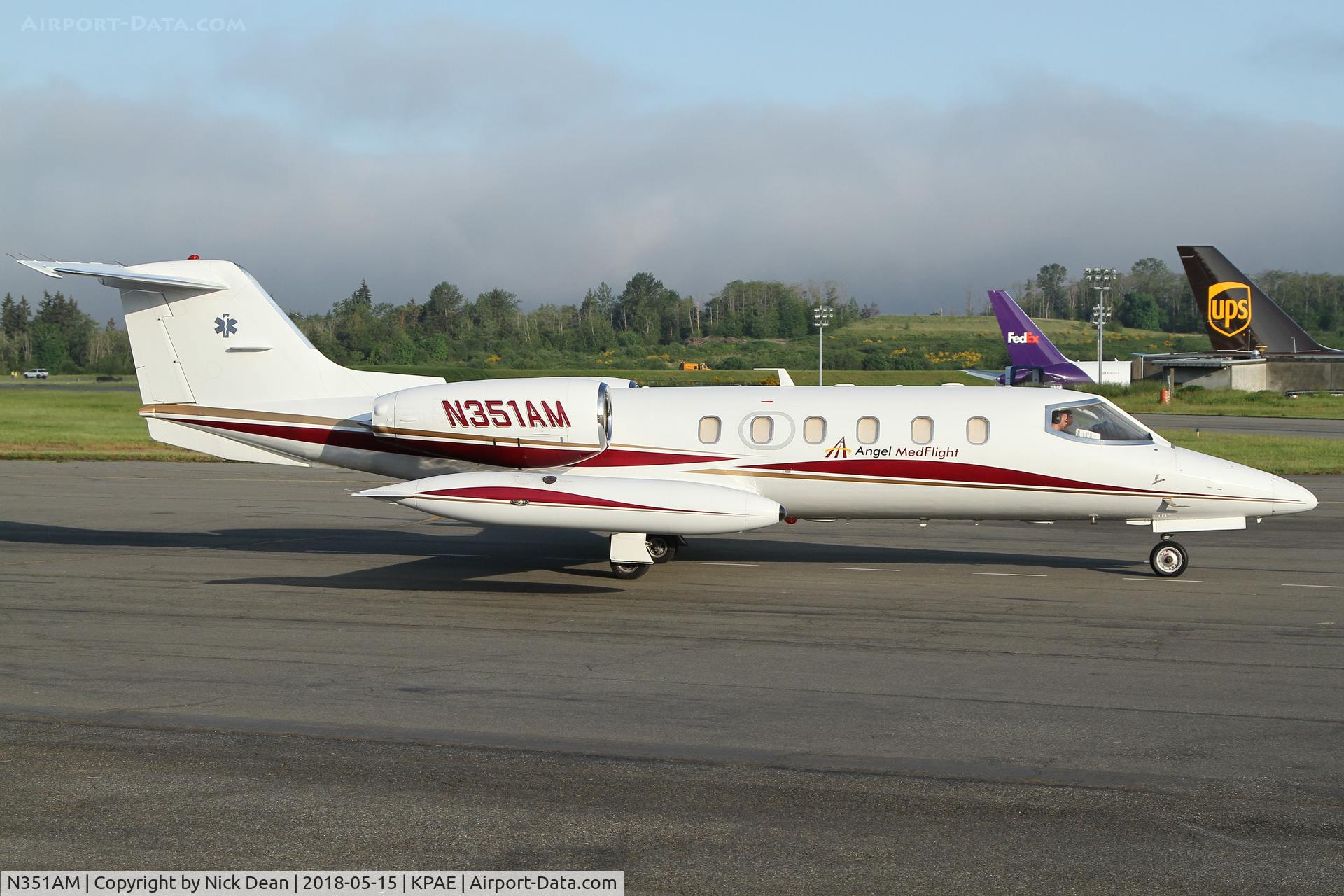 N351AM, 1981 Learjet 35A C/N 35A-409, PAE/KPAE