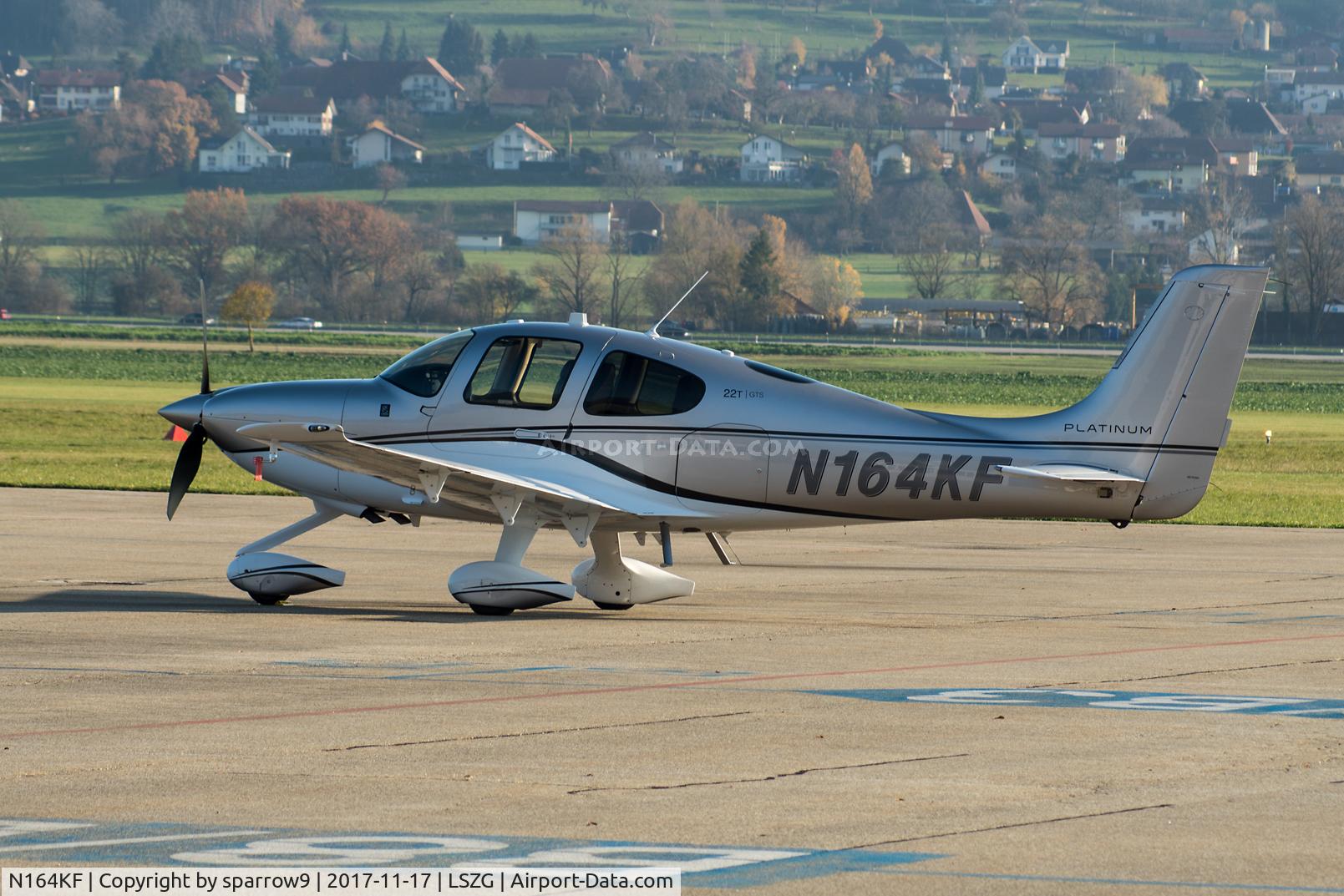 N164KF, 2016 Cirrus SR22T C/N 1320, At Grenchen.