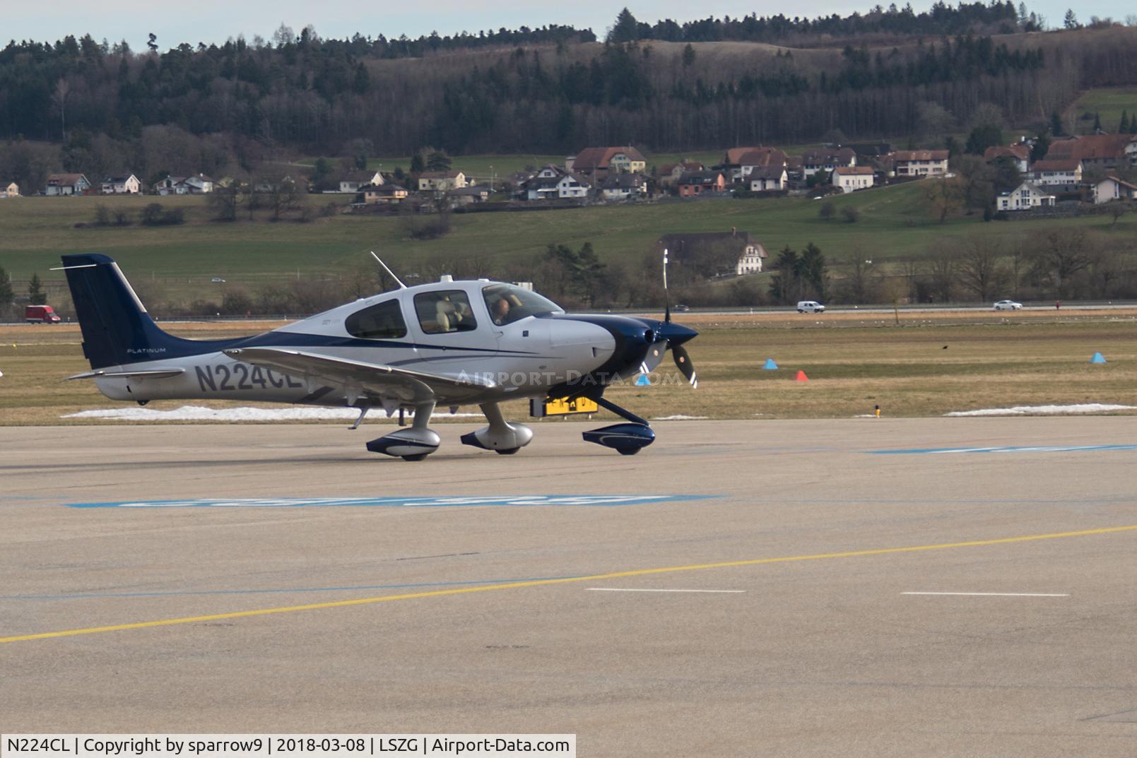 N224CL, 2015 Cirrus SR-22 C/N 995, At Grenchen