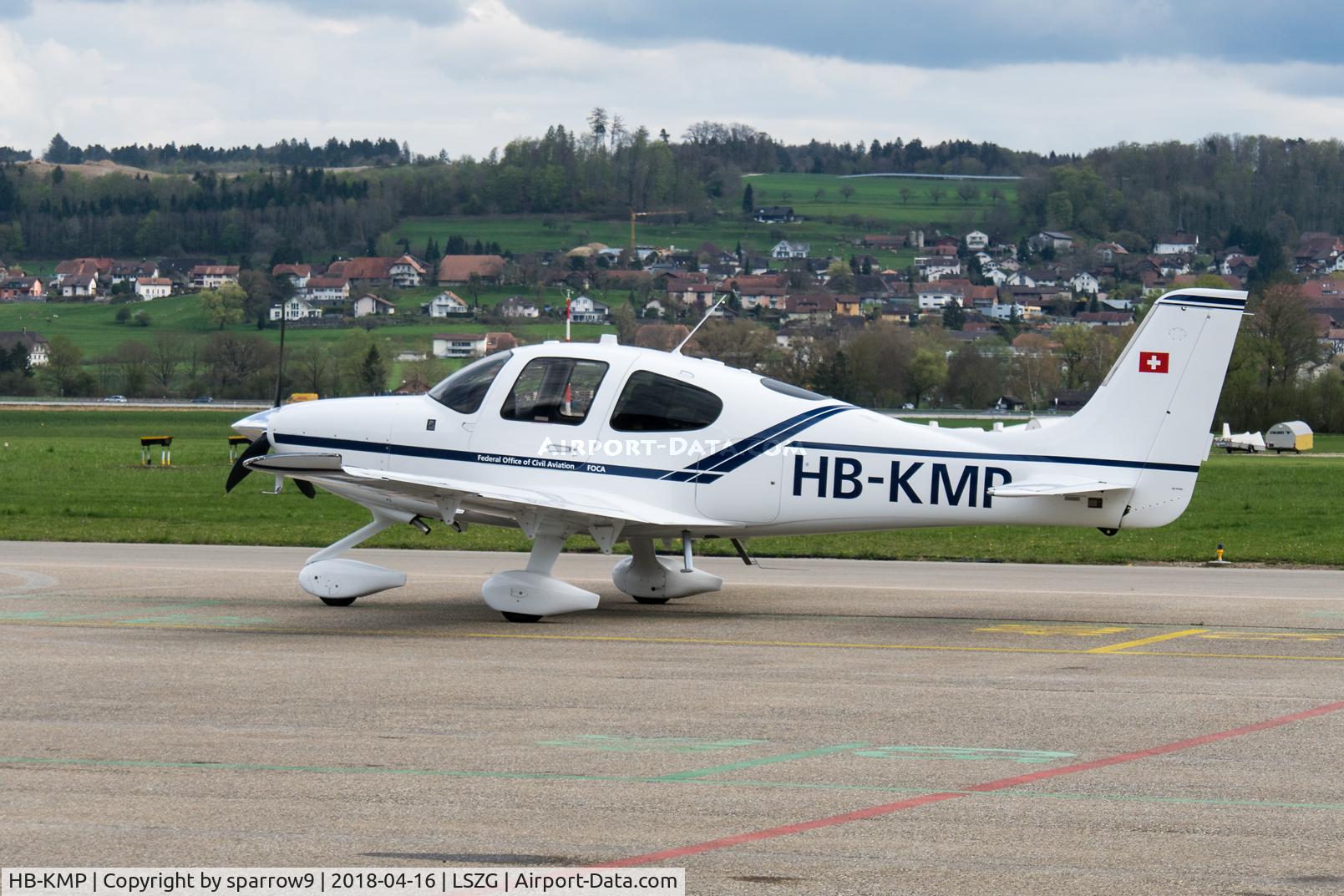 HB-KMP, 2017 Cirrus SR22 C/N 4516, At Grenchen