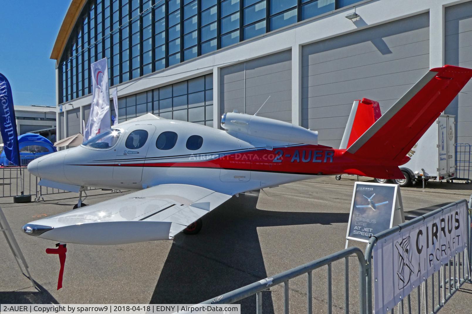 2-AUER, 2017 Cirrus SF50 Vision C/N 0014, At AERO Friedrichshafen