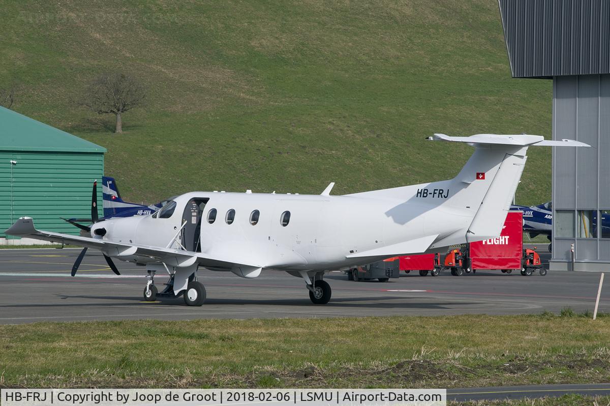 HB-FRJ, 2017 Pilatus PC-12/47E C/N 1773, pre-delivery