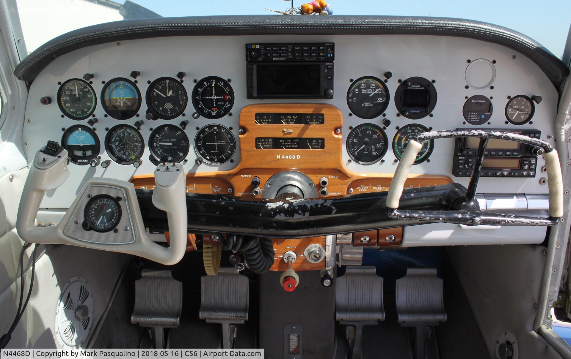 N4468D, 1956 Beech G35 Bonanza C/N D-4582, Beech G35