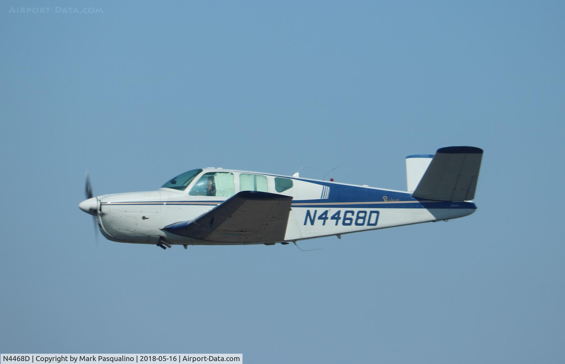 N4468D, 1956 Beech G35 Bonanza C/N D-4582, Beech G35