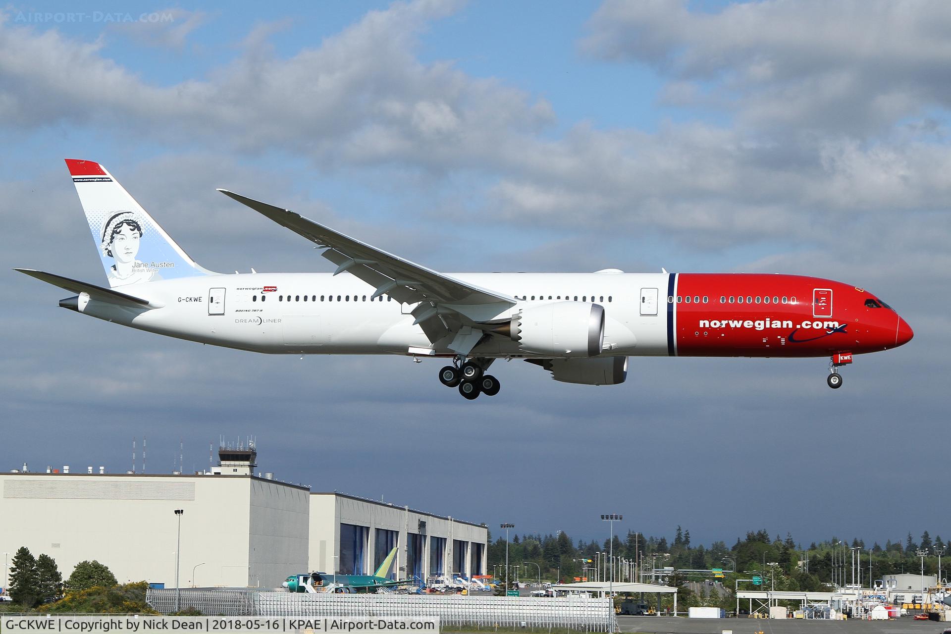 G-CKWE, 2018 Boeing 787-9 Dreamliner C/N 38790, PAE/KPAE Boe258 returning from MWH-KMWH this afternoon.