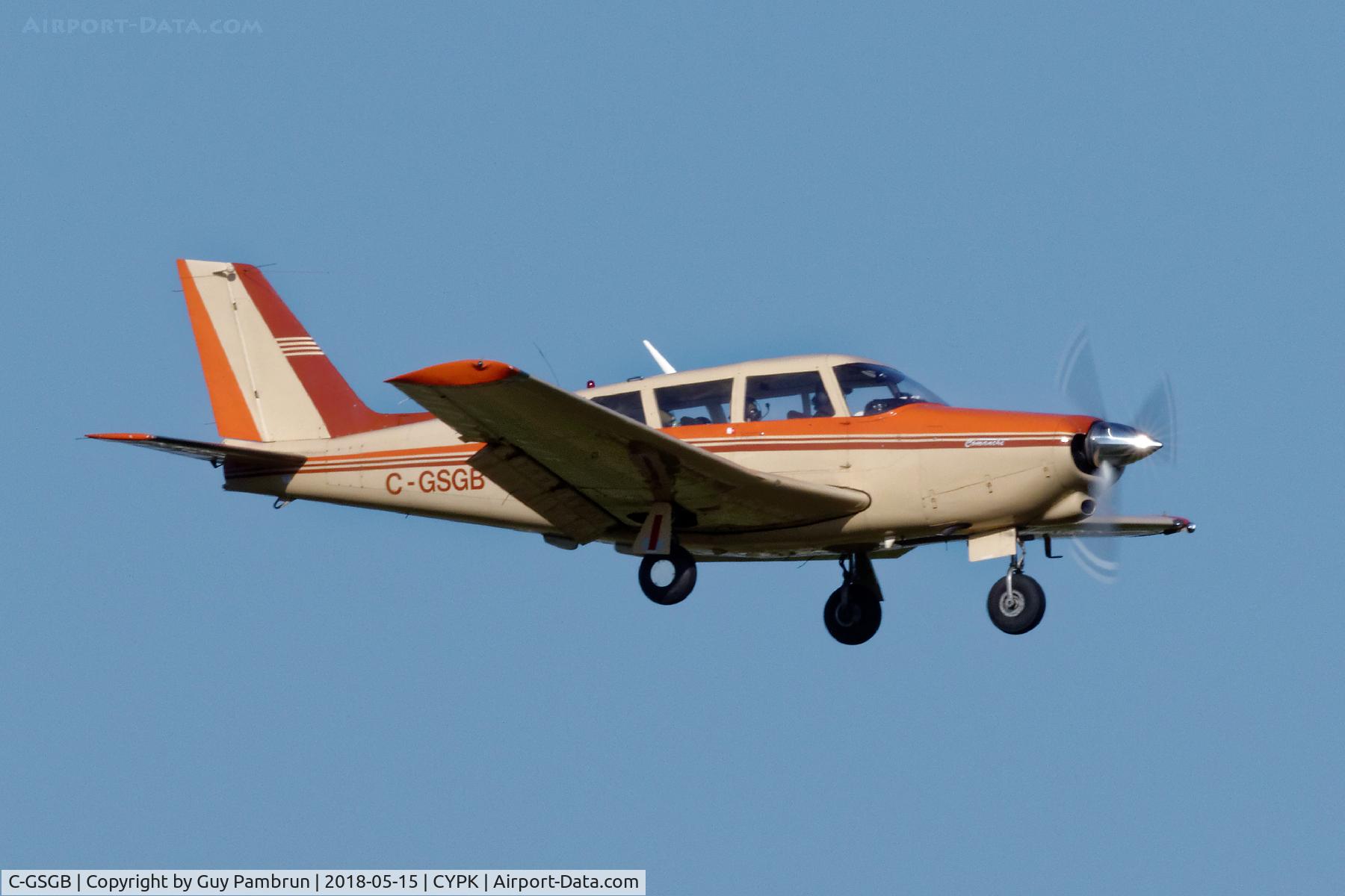 C-GSGB, 1968 Piper PA-24-260 Comanche C/N 24-4728, Landing