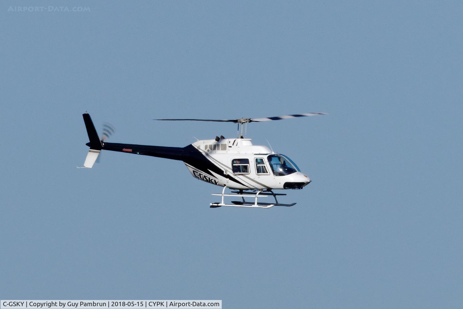 C-GSKY, 1971 Bell 206B JetRanger II C/N 612, Landing