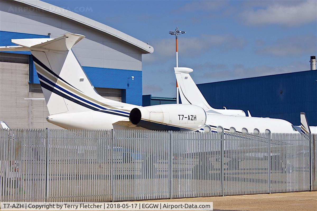 T7-AZH, 2008 Gulfstream Aerospace GIV-X (G450) C/N 4136, At Luton