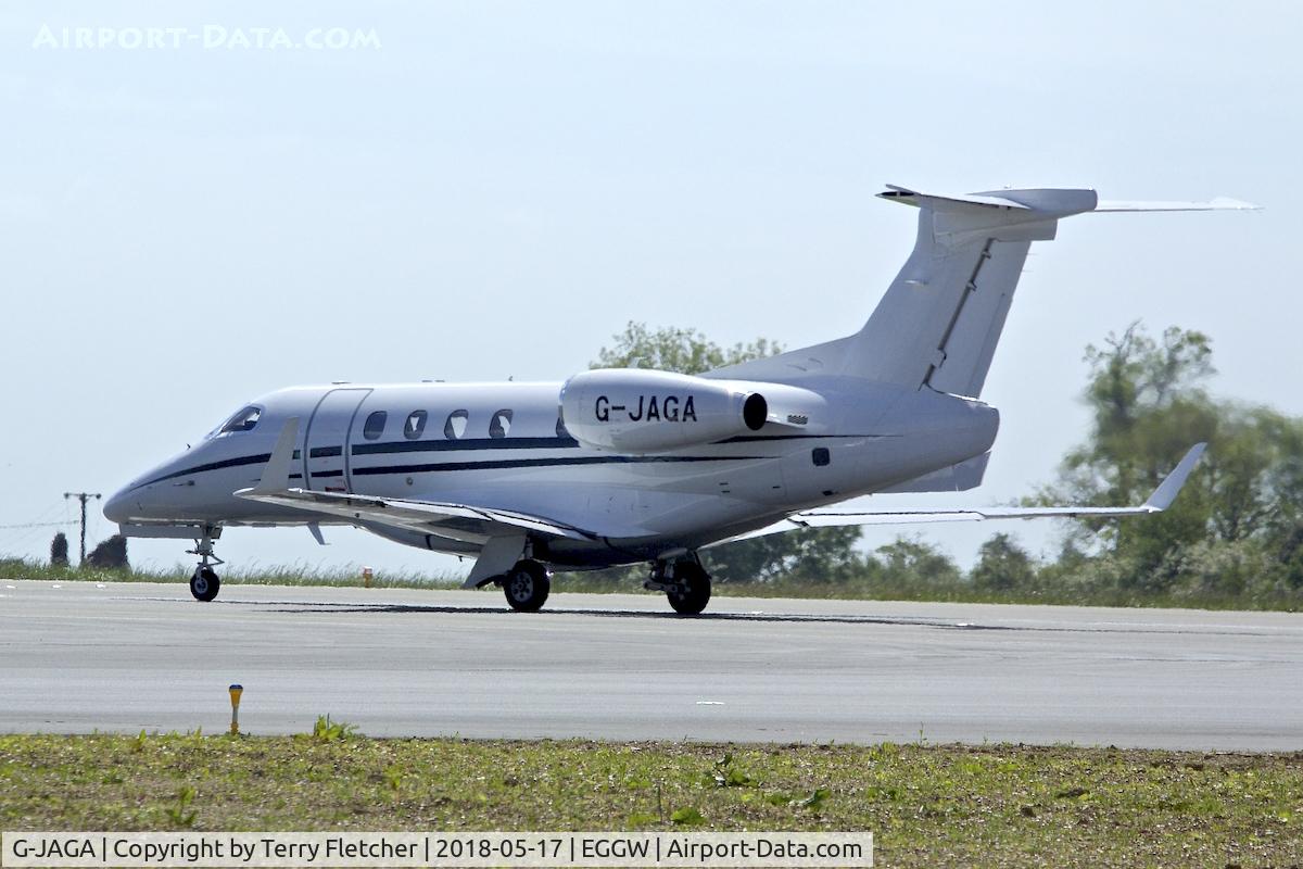 G-JAGA, 2013 Embraer EMB-505 Phenom 300 C/N 50500134, at Luton