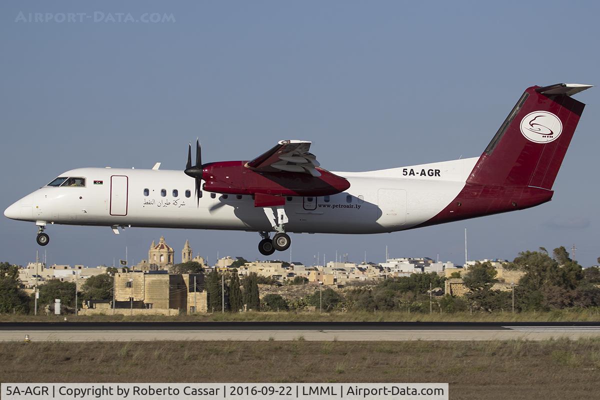 5A-AGR, 2004 De Havilland Canada DHC-8-315Q Dash 8 C/N 601, Runway 31