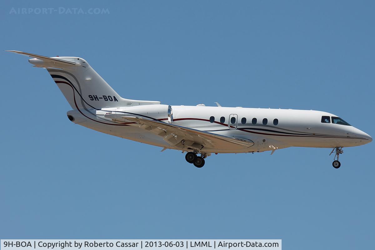 9H-BOA, 2011 Hawker Beechcraft 4000 C/N RC-69, Runway 31