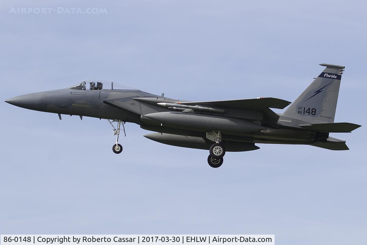 86-0148, 1986 McDonnell Douglas F-15C Eagle Eagle C/N 995/C376, Frisian Flag 2018