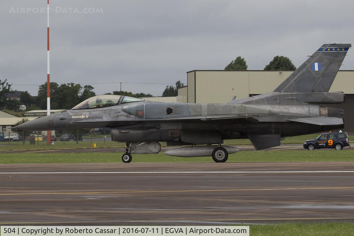 504, Lockheed Martin F-16CJ Fighting Falcon C/N XK-5, RIAT 2016