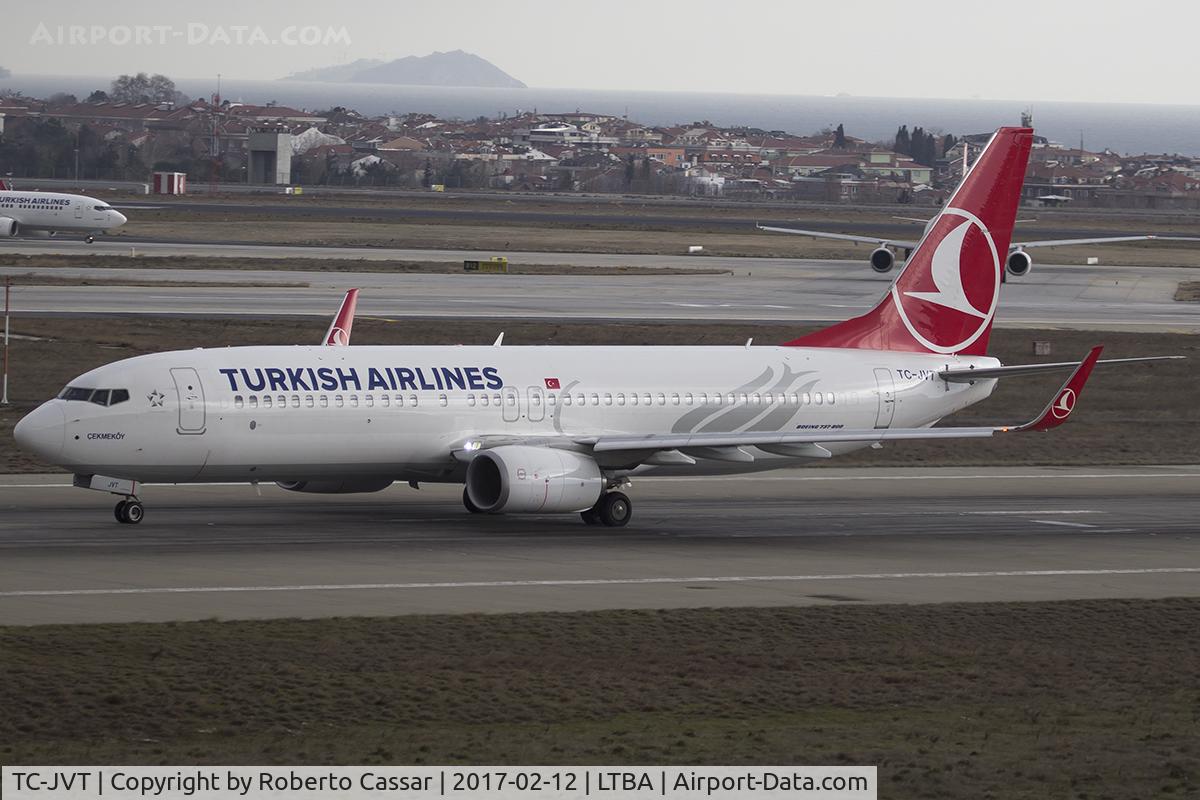 TC-JVT, 2016 Boeing 737-8F2 C/N 60020, Istanbul Ataturk