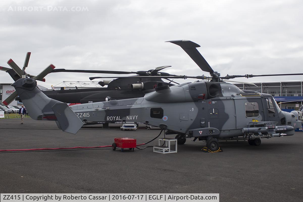 ZZ415, AgustaWestland AW-159 Wildcat HMA.2 C/N 491, FIA2016