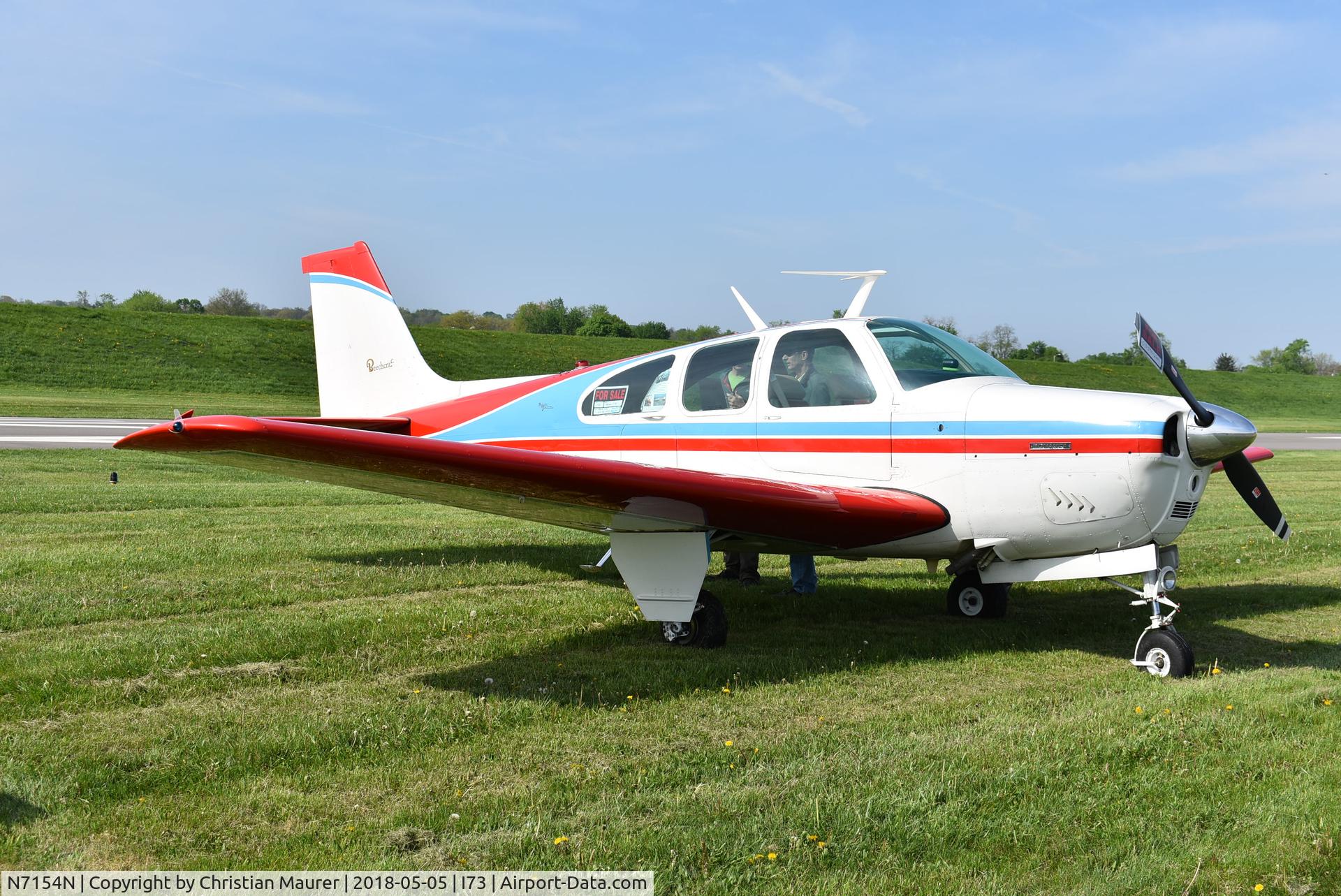 N7154N, 1968 Beech E33 Bonanza C/N CD-1149, Beech E33