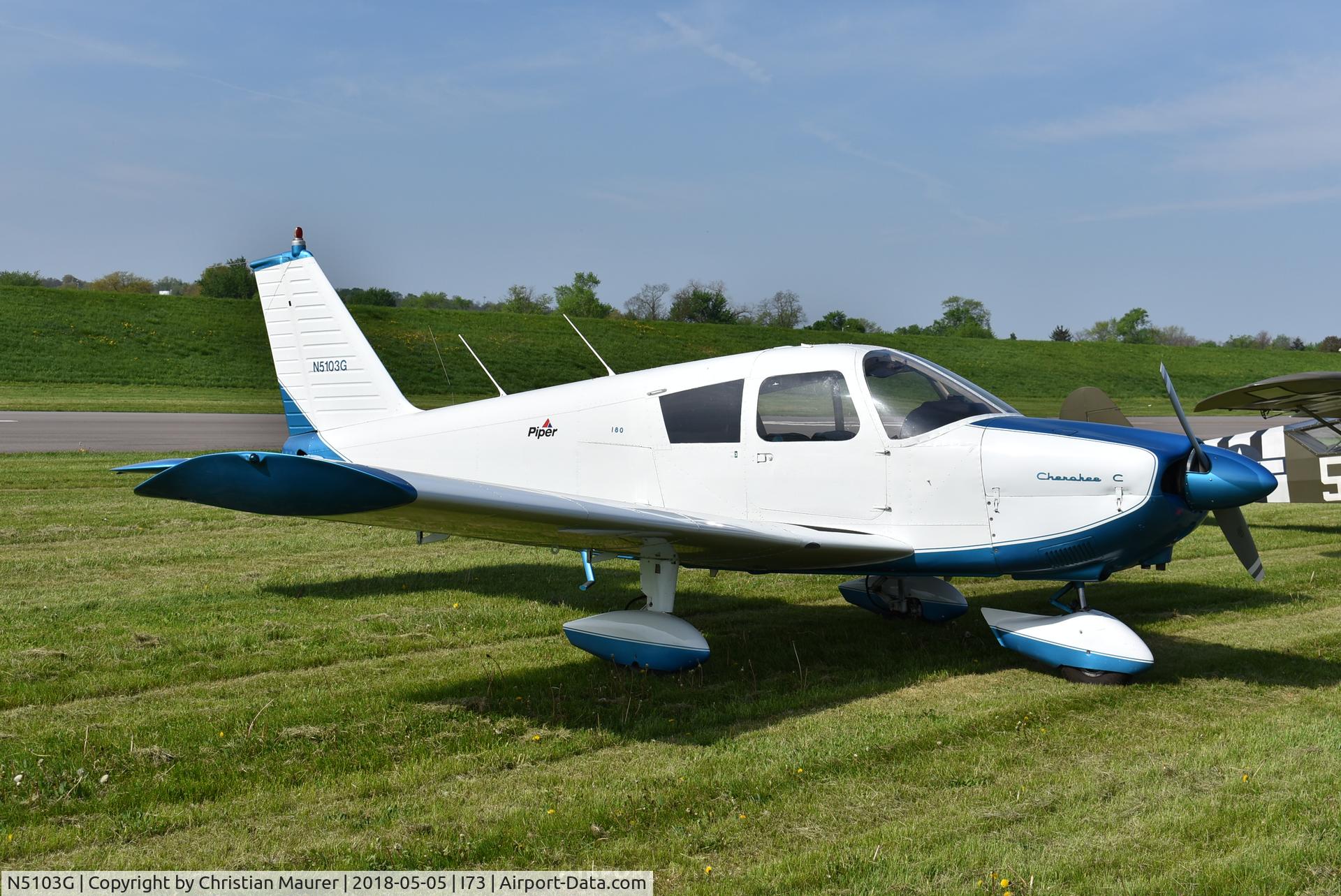 N5103G, 1967 Piper PA-28-180 Cherokee C/N 28-4004, Piper Cherokee 180