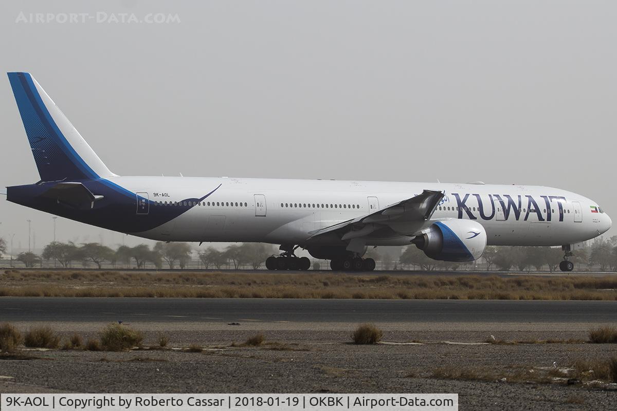 9K-AOL, 2017 Boeing 777-369/ER C/N 62569, Kuwait International
