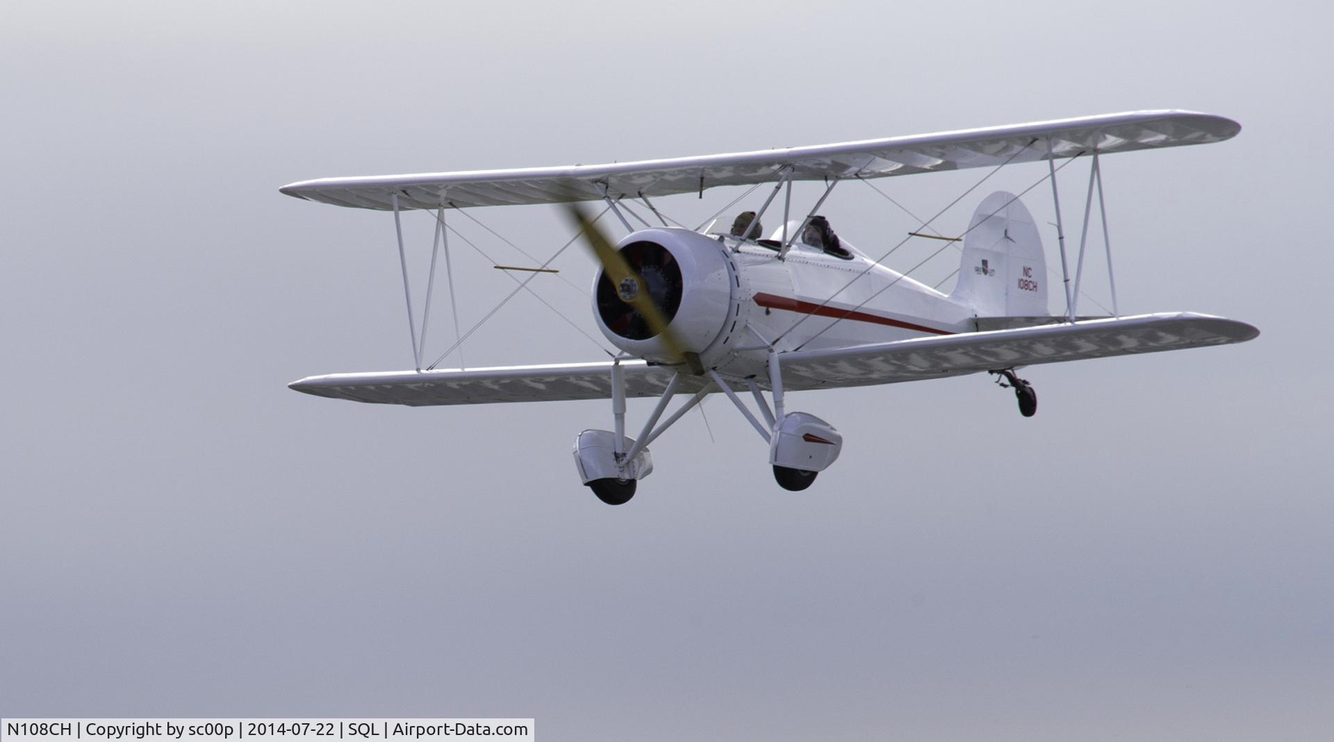 N108CH, 1931 Great Lakes 2T-1E Sport Trainer C/N 235, 1931 Great Lakes 2T-1E - Short final at SQL