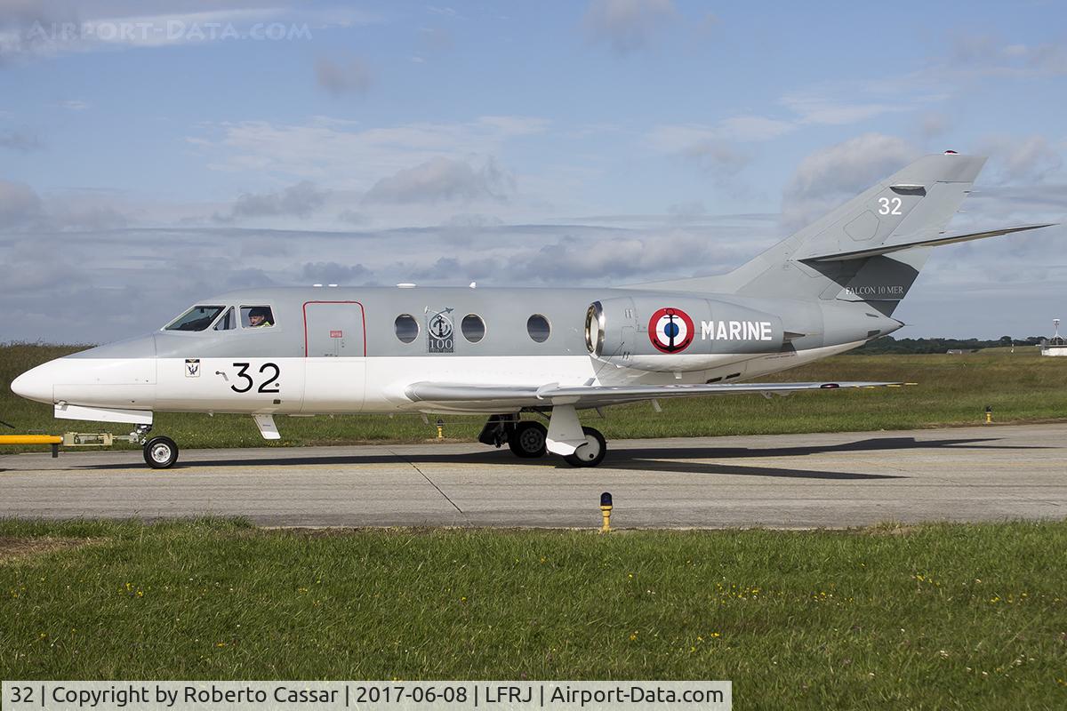 32, 1974 Dassault Falcon 10MER C/N 32, NATO Tiger Meet 2017