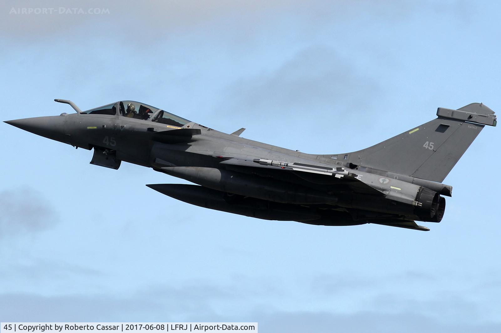 45, 2015 Dassault Rafale M C/N 45, NATO Tiger Meet 2017