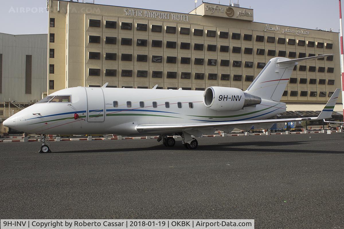9H-INV, 2005 Bombardier Challenger 604 (CL-600-2B16) C/N 5628, Kuwait Aviation Show 2018