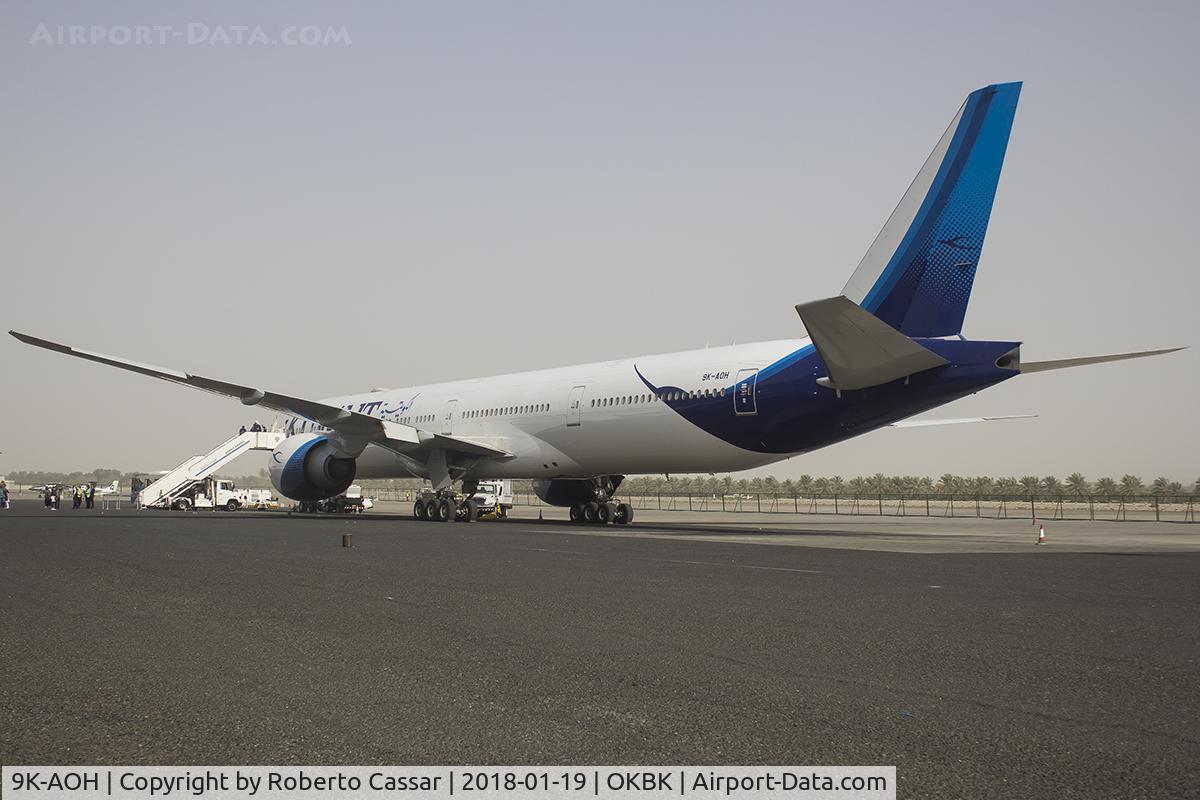 9K-AOH, 2017 Boeing 777-369/ER C/N 62565, Kuwait Aviation Show 2018