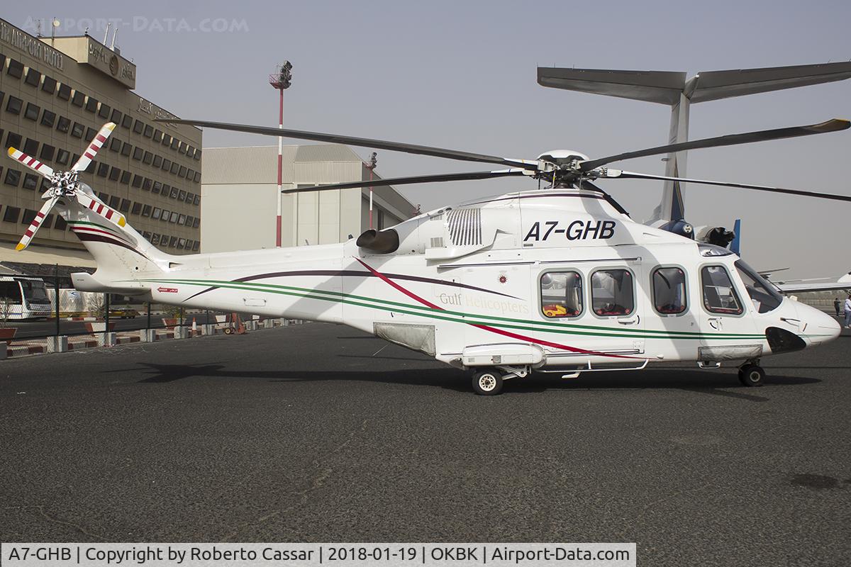 A7-GHB, AgustaWestland AW-139 C/N 31140, Kuwait Aviation Show 2018
