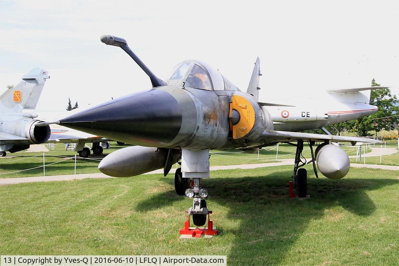 13, Dassault Mirage IIIEX C/N 467, Dassault Mirage IIIEX, Musée Européen de l'Aviation de Chasse, Montélimar-Ancône airfield (LFLQ)