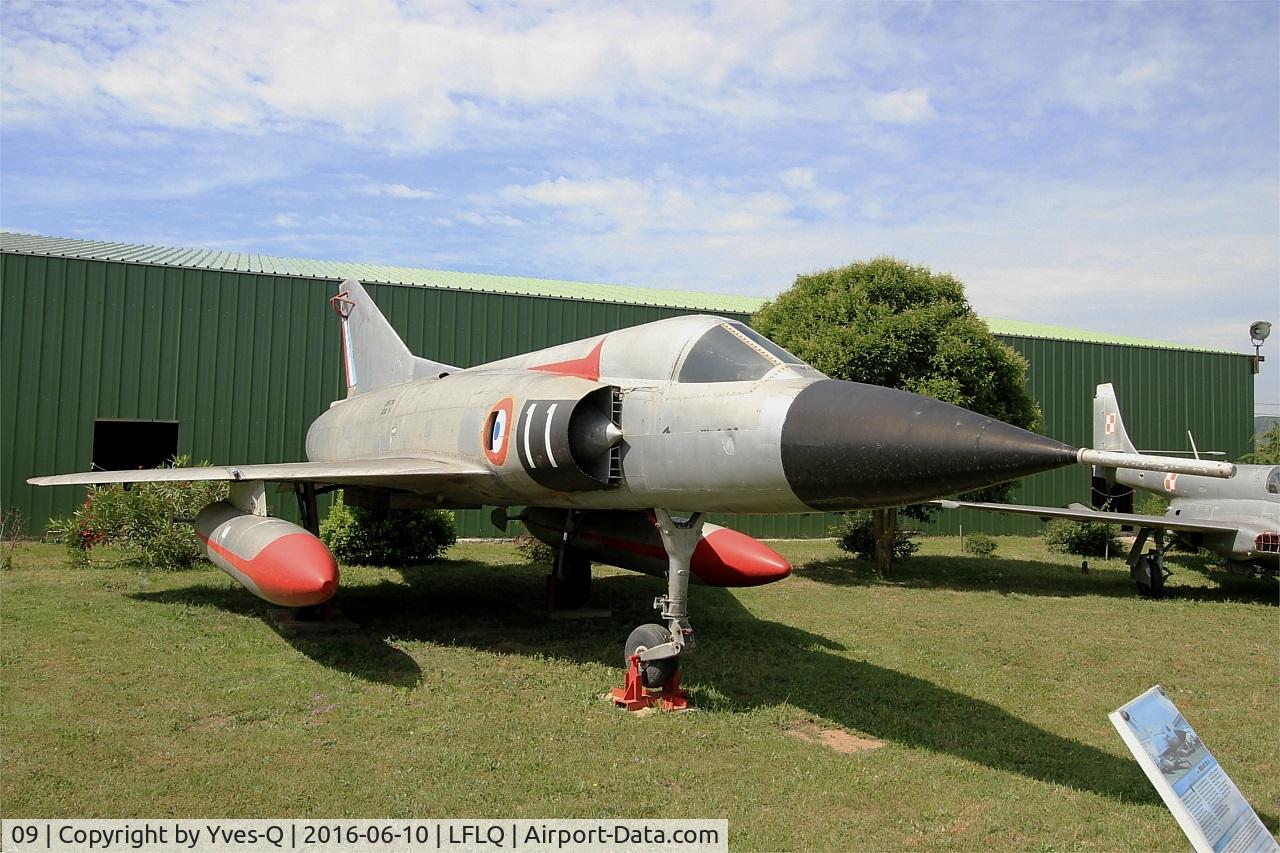 09, 1959 Dassault Mirage IIIA C/N 09, Dassault Mirage III A, Musée Européen de l'Aviation de Chasse, Montélimar-Ancône airfield (LFLQ)