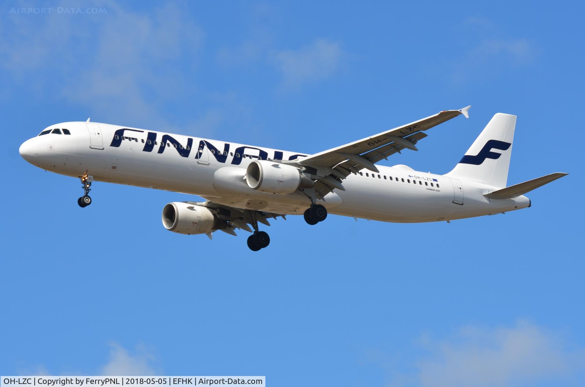 OH-LZC, 2000 Airbus A321-211 C/N 1185, Finnair A321 landing