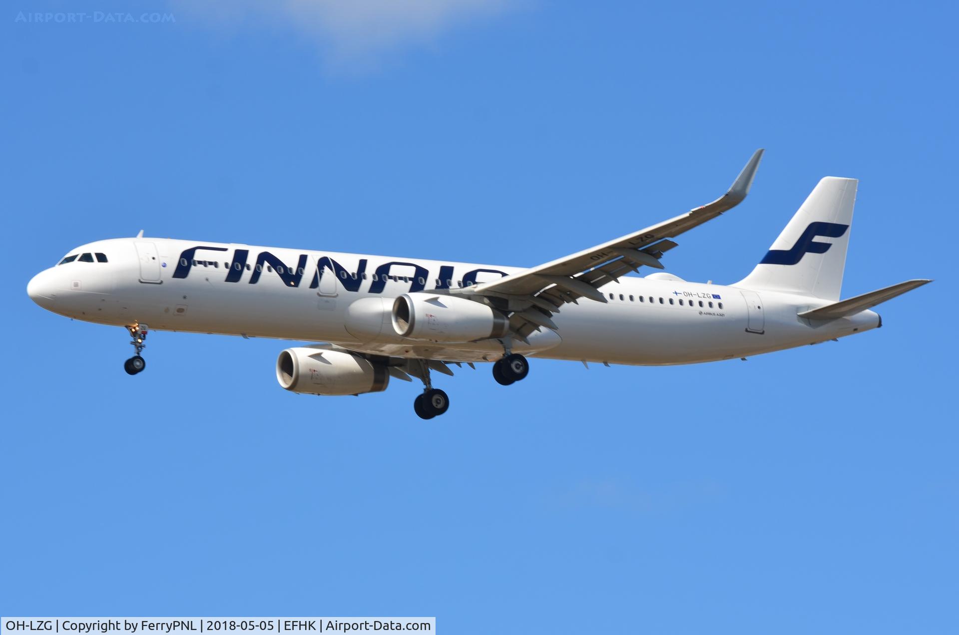 OH-LZG, 2013 Airbus A321-231 C/N 5758, Finnair A321