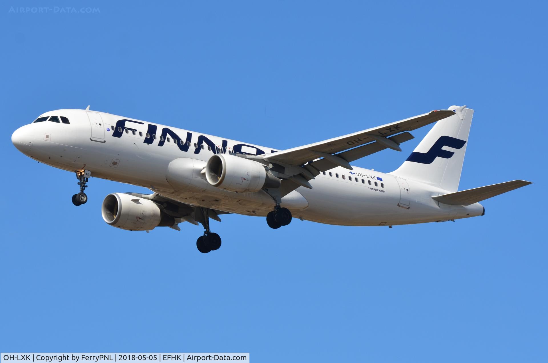 OH-LXK, 2003 Airbus A320-214 C/N 2065, Arrival of Finnair A320