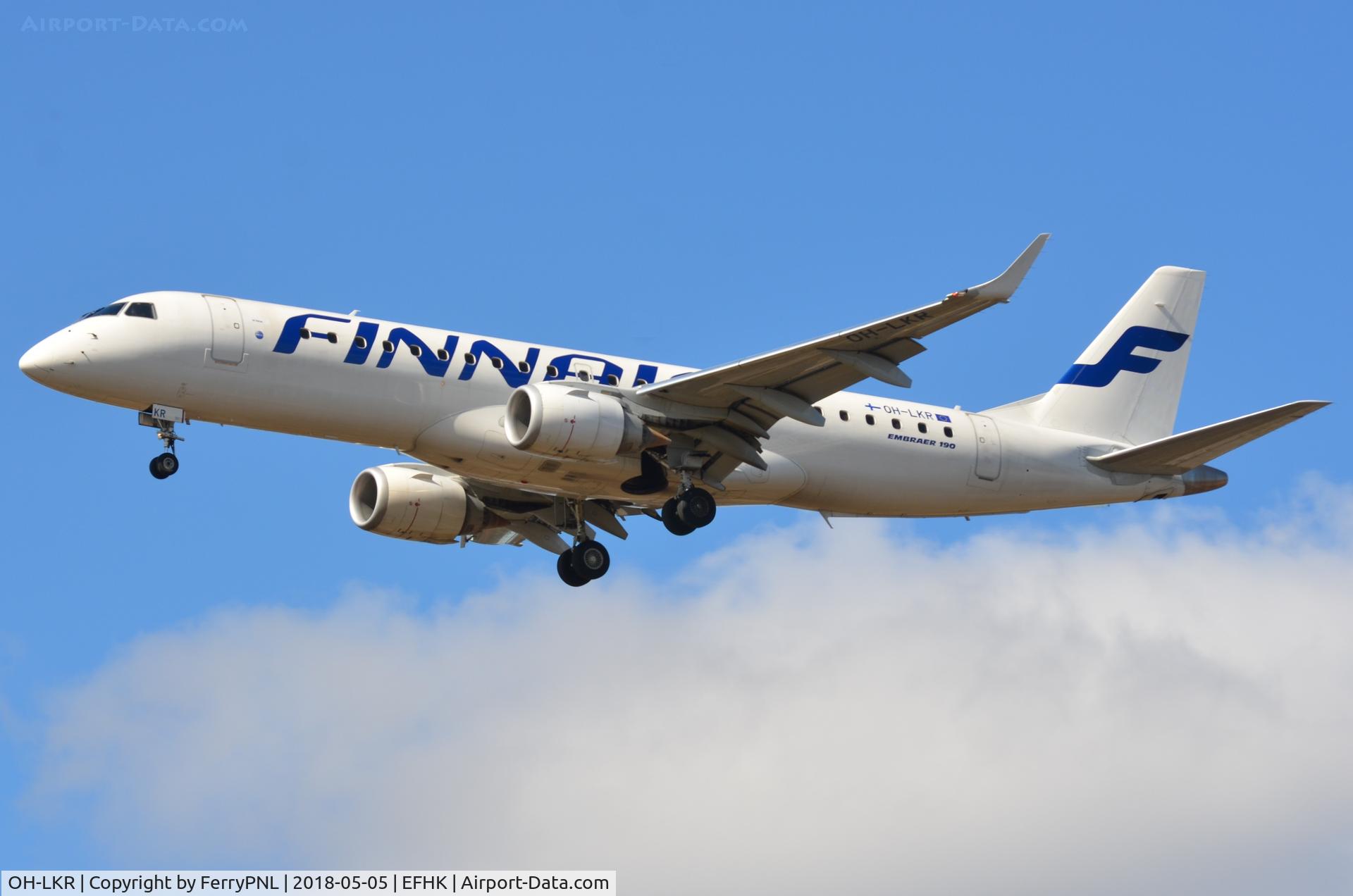 OH-LKR, 2011 Embraer 190LR (ERJ-190-100LR) C/N 19000436, Finnair ERJ190 landing