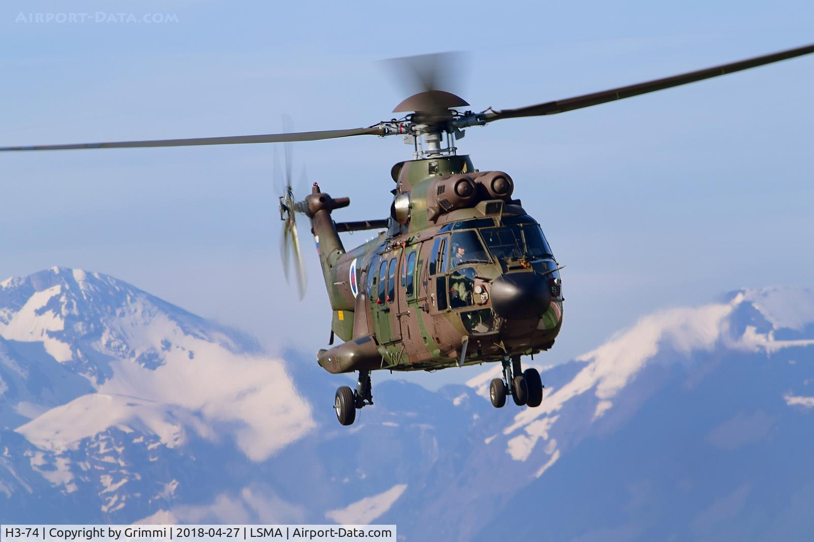 H3-74, Eurocopter AS-532AL Cougar C/N 2598, Slowenian Beauty in the early morning