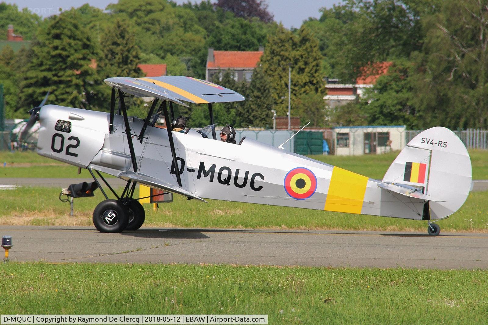 D-MQUC, 2016 Ultralight Concept SV4-RS C/N 1, This is the ultralight version of the legendary Stampe-Vertongen SV-4B on scale 1:1.